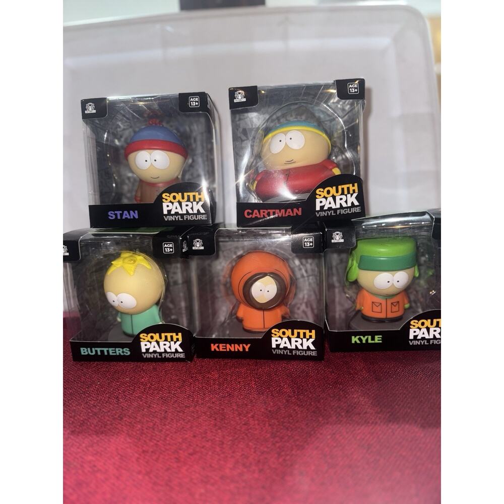 *FREE SHIP* 5 SOUTH PARK Set of 5 CultureFly Butters Cartman Kenny Kyle Stan
